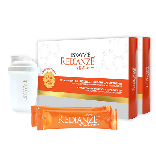 Redianze® Platinum Less Sugar Combo (2 kotak = 40 sachet)