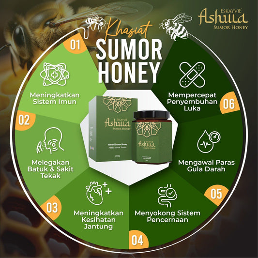(Sunnah) Kombo ASHWA Sumor Honey 250gm x2