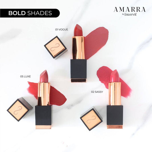(Lipstick) AMARRA Velvet Matte Lipstick (6 available colors)